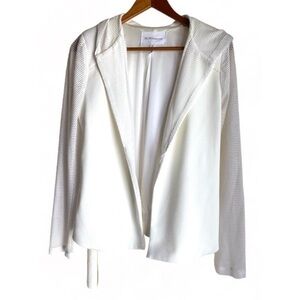 BCBC Generation White hoodie blazer size small